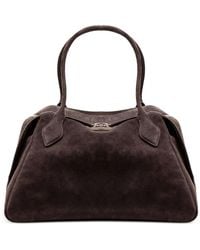 MINOBOSSI - Abigail Suede Tote Bag - Lyst