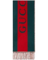 Gucci - Double Web Scarf - Lyst