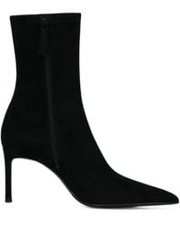 POTAMY - Point-Toe Suede Ankle Boots - Lyst