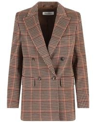 Max Mara - Blazer a cuadros con doble botonadura - Lyst