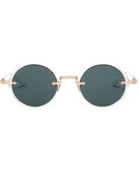 Akoni - Jupiter Round-Frame Sunglasses - Lyst