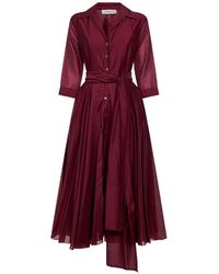 Blanca Vita - Belted Shirt Dress - Lyst