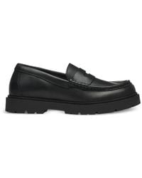 Birkenstock - Highwood Chunky-Sole Leather Loafers - Lyst