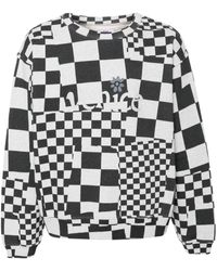 ERL - Geruite Sweater Met Logoprint - Lyst