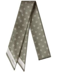Mulberry - Tree-Print Silk Scarf - Lyst