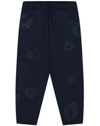 DENIM TEARS - Mono Wreath Drawstring Track Pants - Lyst