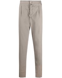 Kiton - Logo-patch Tailored Trousers - Lyst