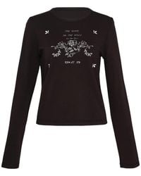Renli Su - Graphic-Print Long-Sleeve T-Shirt - Lyst