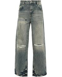 Represent - Halbhohe R3D Destroyer Jeans Mit Lockerem Schnitt - Lyst