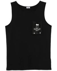 Moschino - Scoop-Neck Vest - Lyst