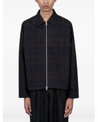 Another Aspect - Chaqueta A Cuadros Con Cremallera - Lyst