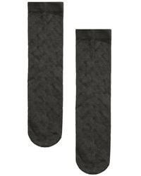 Wolford - Daisy Jacquard-Knit Socks - Lyst