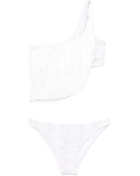 Missoni - One-Shoulder Fringed Bikini - Lyst