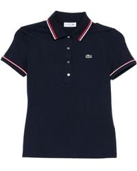 Lacoste - Logo-Embroidered Polo Shirt - Lyst