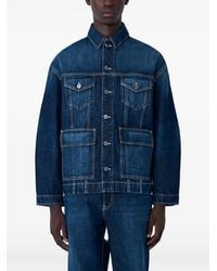 Jean Paul Gaultier - Front-Pocket Denim Jacket - Lyst