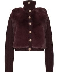 Cara Cara - Logan Jacke mit Zopfmuster - Lyst