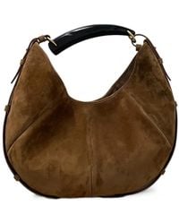 Saint Laurent - Medium Mombasa Suede Shoulder Bag - Lyst