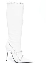 Abra - Spike Stud-Detail High Boots - Lyst