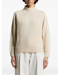 Peserico - Zip-Cuff High-Neck Sweater - Lyst