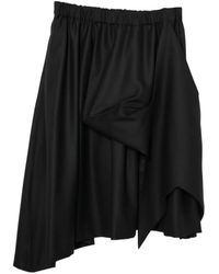 Noir Kei Ninomiya - Asymmetric Skirt - Lyst