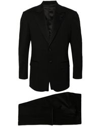 Lardini - Single-Breasted Wool Blend Suit - Lyst