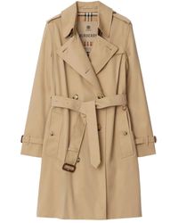 Burberry - Trench Ceinturé À Boutonnière Croisée - Lyst