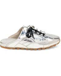 Dorothee Schumacher - Metallic-Finish Mule Sneakers - Lyst