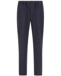 Herno - Pantalon Froissé À Lien De Resserrage - Lyst