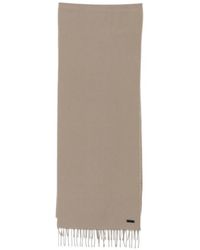 BOSS - Naster Logo-Plaque Scarf - Lyst
