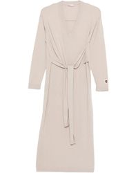 Liu Jo - V-Neck Midi Dress - Lyst