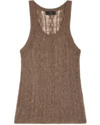 Alanui - Desert Drift Cable-Knit Tank Top - Lyst