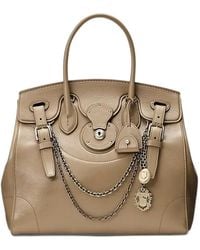Ralph Lauren - Extra-Soft Ricky Chain-Embellished Tote Bag - Lyst