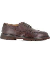 Henderson - Brogue-Detail Leather Derby Shoes - Lyst