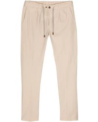 Eleventy - Mid-rise Tapered Trousers - Lyst