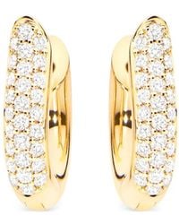 Tamara Comolli - Orecchini A Cerchio Signature Medi Con Diamanti - Lyst