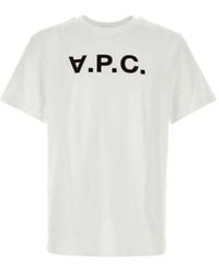 A.P.C. - Crew-Neck T-Shirt - Lyst