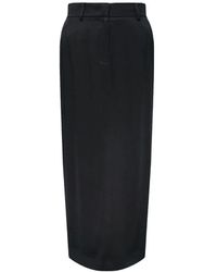 Club21 Collection - Ambre Crepe-Texture Belt-Loops Skirt - Lyst