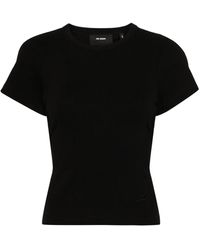 Axel Arigato - Geripptes T-Shirt Mit Cut-Out - Lyst