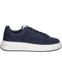 Guess - Elba Suede Platform Sneakers - Lyst