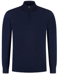 Paul & Shark - Quarter-Zip Knitted Sweater - Lyst