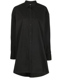 Totême - Logo-embroidered Cotton Shirt - Lyst
