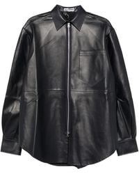 SONIA CARRASCO - Zipped Leather Jacket - Lyst