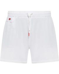 Kiton - Flap-Pocket Swim Shorts - Lyst