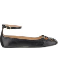 Chloé - Leather Ballet Flats 'Misty' - Lyst