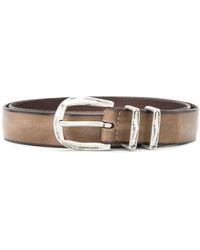 Orciani - Distressed Leather Belt - Lyst