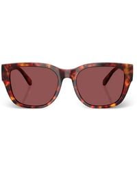 DIESEL - Tortoiseshell-Effect Square-Frame Sunglasses - Lyst