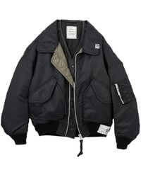 Maison Mihara Yasuhiro - Shifted Layer Flight Jacket - Lyst