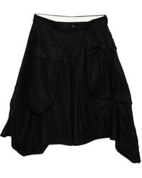 Comme des Garçons - Shorts Met Asymmetrische Zoom - Lyst