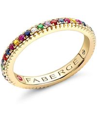 Faberge - 18Kt Colours Of Love Yemulti-Stone Ring - Lyst