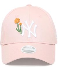 KTZ - 9Forty Floral-Embroidered Baseball Cap - Lyst